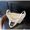 Bolsa de Dumpling Cor Sólida Transfronteiriça 2026 Novo Estilo Coreano Moda Simples Bolsa de Ombro Estilo Nicho Bolsa Transversal para o Dia a Dia