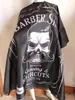 Venta al por mayor de fábrica Tela de barbero tela para cabeza de aceite tela de barbero tela de rayas retro tela tela de rayas aumentadas