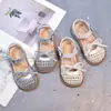 Sandalias Cerradas para Niñas con Diseño Trenzado Hueco, Nuevo Estilo Verano 2026 Zapatos Infantiles, Sandalias de Princesa Estilo Pastoral para Bebé Niña