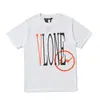Atacado Wang Yibo com manga curta única atrás grande v refletivo hot drill diabo anjo amantes T-shirt solta