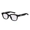 Óculos de Alta Qualidade que Mudam de Cor para Homens e Mulheres, Novos Óculos Quadrados Tendência Lentes Transparentes, Armação Preta, Óculos Ópticos para Influenciadores Rosto Liso