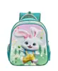 Comercio Exterior Transfronterizo Mochila Escolar 3D de Astronauta para Estudiantes Niños y Niñas Grado 1-3 Unicornio Linda Mochila de Gran Capacidad