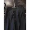 ¡Calidad Original, Imprescindible! Pantalones Negros de Cintura Alta con Forma de Capullo, Sastre Estilo Banana Chic de Pierna Ancha para Mujer, Adecuados para Primavera y Otoño