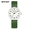 Reloj de Cuarzo Sanda Es un Reloj de Aspecto Elegante, Moderno y Sencillo para Hombres y Mujeres, Adolescentes, Resistente al Agua, Luminoso, Doble Calendario, Reloj de Cuarzo Ligero