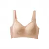 Sujetador de Encaje Tila sin Costuras con Fruncido Lateral para Mujer, sin Aros, Levanta el Busto Lateral, Previene la Flacidez, Soporte Suave Cómodo, Sujetador Ajustable
