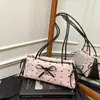 Bolso Transfronterizo con Lazo para Mujer 2026 Nueva Moda Versátil Casual Lindo Nicho Moderno Elegante Bolso de Hombro Cruzado