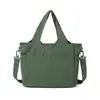 Bolsa de Ombro Axilar, Bolsa Tote de Grande Capacidade, Bolsa de Nylon Versátil Feminina, Nova Bolsa de Mão Plissada Multibolsos para o Dia a Dia