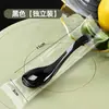 Cucharas desechables, cucharas empaquetadas individualmente, cucharas de plástico engrosado comerciales para puestos, empaques para llevar, cucharas para sopa de comida rápida al por mayor