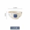 Ping An Happy Household Louças Pratos Hashis conjunto Louças Chinesas Novo Simples Cor Sob Esmalte Cerâmica Louças Atacado