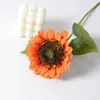 ¡Guau! Girasol Latino Artificial Personalizado Decoración del Hogar Flor Artificial Flor de Seda Popular Atrezo para Fotografía