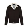 Chaqueta de Viajero Jiayiku para Hombre 2025 Nuevo Estilo Retro Americano Old Money Otoño Invierno Chaqueta Harrington de Dos Piezas