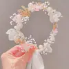 2026 Diadema de Flores Artificiales para Niños Sesión de Fotos de Viaje a Yunnan Diadema de Corona de Flores Paquete de Flores Artificiales para el Cabello Pasador Accesorio para el Cabello