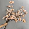 Flor de Pera de Galho Longo Tecido de Seda Floral Chinês Flor de Pera Simulada Decoração de Casa Suprimentos para Casamento Galho de Flor de Cerejeira Galho de Flor de Ameixa de Inverno