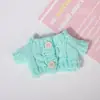 Ropa para muñeca de 10 cm, camiseta de manga corta, chaleco para muñeca, colección de atuendos para muñeca Labubu de 17 cm