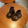 Zapatos tipo calcetín elegantes para bebé niña para primavera y otoño, zapatos de suela blanda para niños pequeños de 0 a 3 años, zapatos de princesa, botines cortos de felpa para niñas