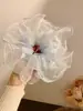 Scrunchie Estilo Coreano Zhao Lusi High-End Estético Ins Estilo Universitário Prendedor de Cabelo Estilo Doce Faixa de Cabelo Feminina