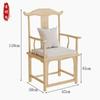 Nueva mesa de té y silla de madera maciza de estilo chino, combinación para oficina y hogar, mesa de centro moderna y sencilla, mesa de té Zen Kung Fu de color tronco