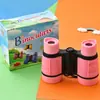 Binoculares para Niños - Binoculares Coloridos 4x30 Antideslizantes para Niños, Vista Clara HD, Material ABS, Ligeros 108g, Listos para Usar - Binoculares de Juguete Compactos para Niños y Niñas de 2+ Años, Observación de Aves al Aire Libre, Camping, Senderismo, Viajes - 6 Colores