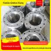 Placa de flange de soldagem grande de aço carbono flange laminado de soldagem de diâmetro grande soldagem de flange plano flange de aço carbono para defesa civil e aérea