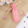 Venda Direta de Fábrica Cordão Saco de Imitação Portátil Bolsa para Perfume Embalagem Simples Cor Original Saco de Imitação de Linho Retrô Atacado