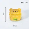 Miniaturas de animais domésticos que brilham no escuro Acessórios de decoração DIY para mesa de escritório Mini ornamentos