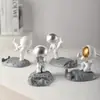 Soporte para Teléfono Móvil de Astronauta, Figura Creativa de Astronauta Regalo, Manualidad Decorativa, Adorno DIY, Soporte de Escritorio para Teléfono