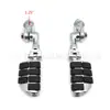 Acessórios de Pedais Modificados para Motocicletas Transfronteiriços, Pedais, Apoios para os Pés, Para-choques para Tubo de 1-1/4 polegada