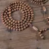 Pulsera de Madera Seis Caminos de la Montaña Wutai 2.0 para Hombres, 108 Cuentas, Vid de Raíz de Dragón de Material Viejo, Madera Dominadora de Dragones, Cuentas de Oración Estilo Étnico, Pulsera Unisex