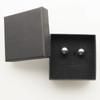 Exquisitos pendientes de estilo coreano con aguja de plata S925, pequeños y dulces pendientes de perlas de concha natural, elegantes pendientes con cuentas.