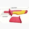 Cuchillo Eléctrico Multifuncional con Mango de Goma-Plástico, Cuchillo Pelacables, Herramienta de Corte de Cables, Herramienta para Pelar y Cortar Frutas