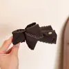 Otoño Temprano Estilo Coreano Retro Espiga Lazo Pinza Vertical Parte Trasera de la Cabeza Moño para el Cabello Pinza Banana Accesorios para el Cabello Pasador Accesorios para el Cabello