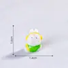 Novo Papai Noel de Natal Boneco de Neve Micro Paisagem Cena de Neve Caixa de Trem Meias de Natal Pequeno Presente Sino Enfeites de Resina