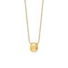Azúcar Estilo Japonés-Coreano Diseño Nicho Sentido Colgante Diamante Tridimensional Collar Cadena Clavícula Acero Titanio PVD Chapado en Oro al Vacío para Mujer