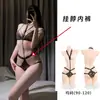 Peça única de renda vazada com amarração no pescoço, lingerie aberta, traje sexy de puro desejo, lingerie sexy, tentação sexy, cintura baixa, uma geração de cabelo