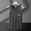 Chaleco de Verano para Hombre de Comercio Exterior Camiseta de Manga Corta a la Moda Chaleco Deportivo de Fitness con Obstáculos Camiseta sin Mangas para Hombre