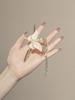 Super Fada Elegante Borboleta Pérola Borla Grampo de Cabelo Pequeno Fresco All-match Grab Clip Back Cabelo Tubarão Clip Acessórios de Cabelo para Mulheres