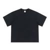 Camiseta de Algodón Pesado de Manga Corta Jianheng para Hombre Transpirable Básica de Cuello Redondo Manga Corta para Mujer Top Holgado Casual de Color Sólido
