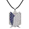 Collar con Colgante Ala de la Libertad Transfronteriza Joyería al por Mayor Animación Alrededor del Logo del Cuerpo de Investigación de Attack on Titan