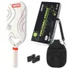 Paleta de Pickleball Leatou Prensada en Caliente T700 Esmerilada 16mm Fibra de Carbono Cara Sonriente Una Pieza Pickleball