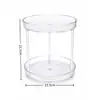 Estante Giratorio Transfronterizo para Almacenamiento de Condimentos de Cocina Caja de Almacenamiento de Escritorio para Baño Estante de Almacenamiento de Escritorio para Cosméticos y Productos para el Cuidado de la Piel