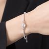 Pulsera de Pareja Sol Pequeño Pulsera Plateada para Niñas y Hombres Lujo Ligero Nicho Exquisito Nuevo 2023 Regalo de San Valentín