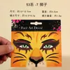 Carnaval de Año Nuevo y Navidad de Ciervo Sika Ciervo Nuevo Transfronterizo Fiesta Festiva Escenario Maquillaje Facial Pegatinas
