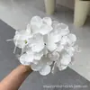 Flores Artificiais, Buquê de Hortênsia com 5 Cabeças, Verão Infinito, 27 Peças, Materiais Florais para Decoração de Casamento e Casa, Flores de Cinco Cabeças