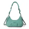 Bolsa de Hombro Única Bestseller Estilo Coreano Bolso de Hombro Plegado para Mujer Bolso de Axila Color Sólido de Gama Alta Bolso Cruzado de Nicho para el Trabajo