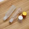 Botella Roll-On 10ml Botella Roll-On Transparente Botella de Perfume 8ml Botella de Vidrio para Aceites Esenciales Material de Empaque Cosmético Botella de Esencia
