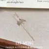 Coleção de Brincos de Cobre Estilo Coreano Moda Brincos de Tarraxa com Zircônia e Pérola para Mulheres Luxo Leve Nicho Exquisitos Ganchos de Orelha Simples Versáteis