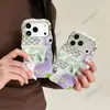 Funda de Teléfono Floral Collage Estilo Ins Japonés y Coreano Adecuada para iPhone 17 Pro, Estuche Duro Retro a Prueba de Golpes Dos en Uno