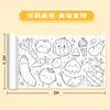 Rollo de Pintura para Dibujar Infantil Pintura para Colorear Papel de Dibujo Grande Espeso Super Largo Jardín de Infancia Bebé Lienzo de Pintura para Colorear Libro Álbum de Dibujos