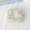 Portatarjetas con Cierre de Tapa abatible Estampado de Dibujos Animados, Portadocumentos de Identidad, Bolsa de Almacenamiento Portátil Multifuncional de Gran Capacidad, Mini Bolsa para Auriculares de Aspecto Elegante
