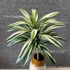 Single-branch double-headed three-headed lily bamboo vaso de simulação decoração de planta planta verde rico bambu decoração de casa ornamentos atacado